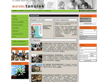 Tablet Screenshot of magyarultanulok.com